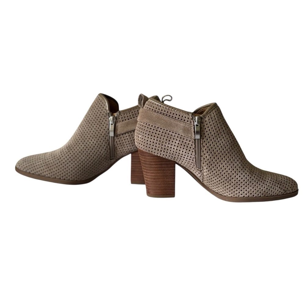 NWOB Women’s Franco Sarto Ankle Booties Suede Leather Sz 9 - Picture 4 of 7